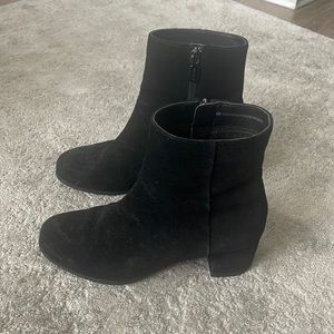 Black ankle boots